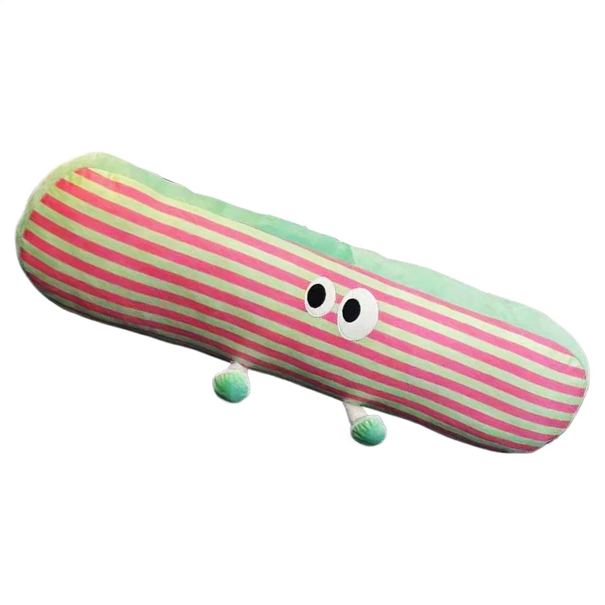Almohada de cuerpo completo, almohada larga para decoración de cama - Linda almohada para abrazar a rayas de 35,43 pulgadas,Almohadas suaves y cómodas para dormir, cojín lumbar decorativo con funda ex