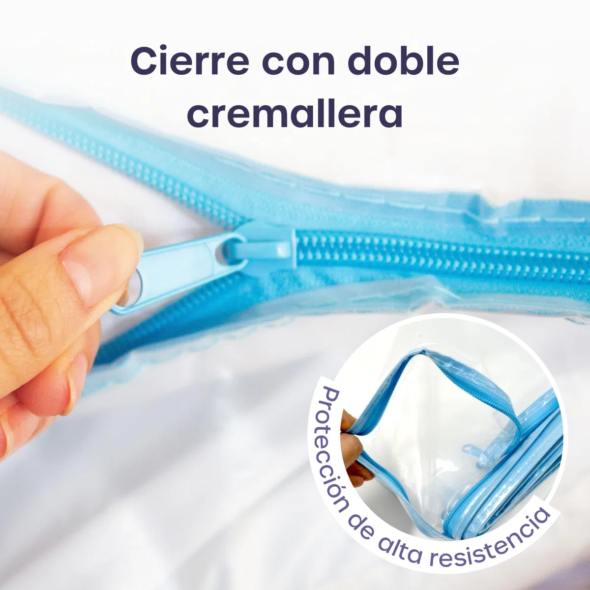 Bolsa de Almacenamiento para Colchón Matrimonial con Cremallera - 1 Unidad de Funda Impermeable para Colchón para Mudanzas - Bolsa para Proteger Colchones de Manchas, Polvo y Daños por Plagas