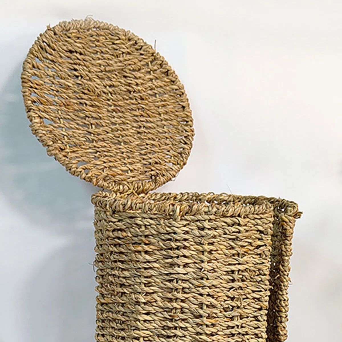 Organizador De Papel Higiénico | Cesta Tejida Natural Hecha A Mano,Cesta De Almacenamiento para Papel Higiénico | para Baño, Hogar, Aseo, Tocador, Armario, Ropero, Lavadero, Cabaña,
