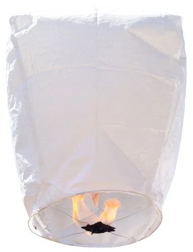 Linterna de cielo BODA con diámetro de 33 cm - Crea un ambiente mágico - 5 pz