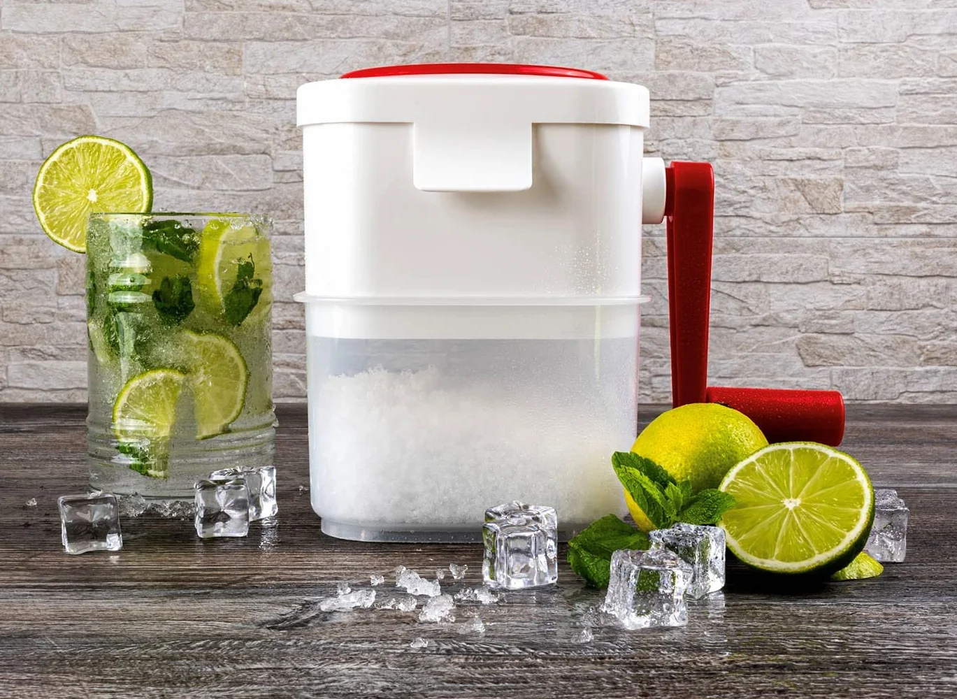Rigamonti Trituradora de Hielo N'ice Grater», Molinillo Manual de Hielo y Granita, fácil de Usar y Limpiar, cócteles y postres, Caja Individual
