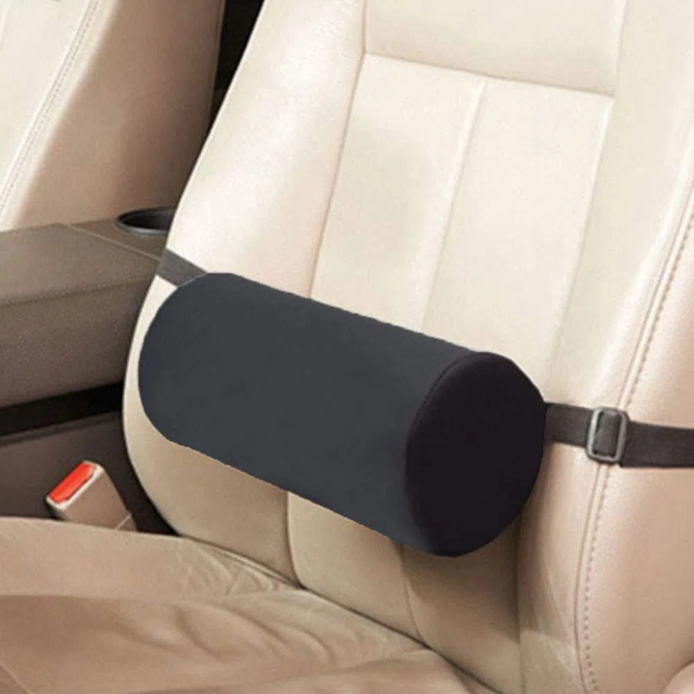 Faderr Almohada Lumbar con Soporte de Espalda Baja, Soporte ergonómico para sillas de Respaldo, cojín de Apoyo Lumbar, sillas de Oficina, Protector de Cintura, Cilindro Lumbar para Coche