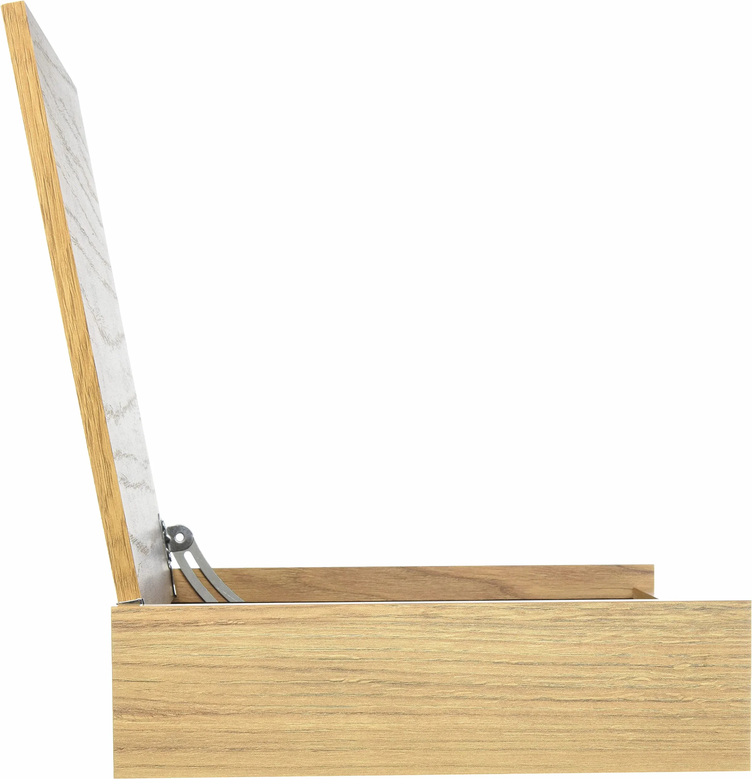 Albert de Thiers - Soporte para cubiertos con 4 compartimentos - Set doméstico para hasta 48 piezas - Efecto roble claro, 27,5 x 26 x 7 cm, 490326