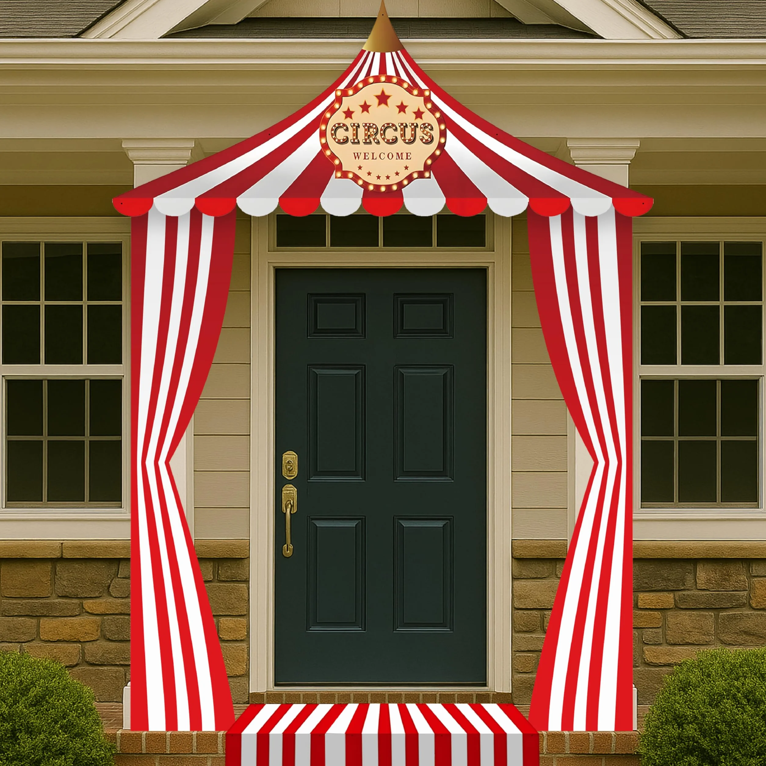 Home Decoration Decoracion cumpleaños Circo Fiesta para Pared Interior. Adorno Pared para photocall 2m Largo