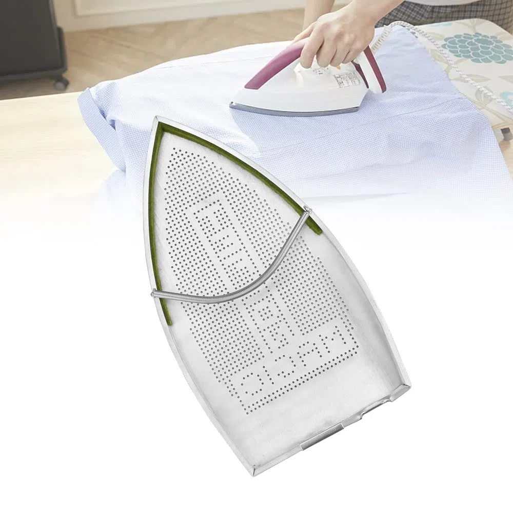 Protector Suela Plancha Suela Protectora para Plancha de Ropa 224x120mm Suela Proteccion Suela Plancha Antibrillo Plancha Ropa Suela Antiadherente Protector de Aluminio Resistente al Calor