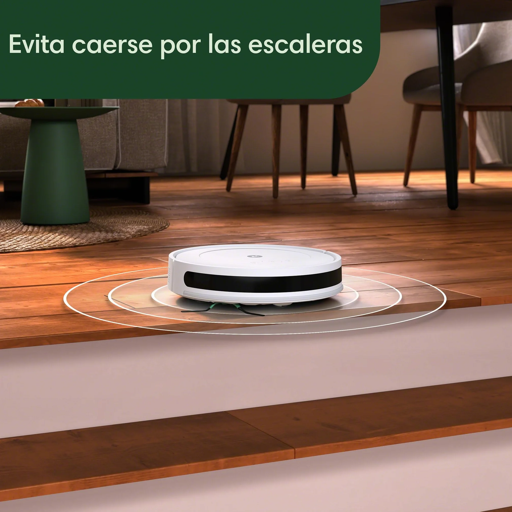 iRobot Roomba Combo Essential, Robot Aspirador y friegasuelos, Potente aspiración y fregado, 4 Fases de Limpieza, 3 Niveles de aspiración, controlable vía App o Voz