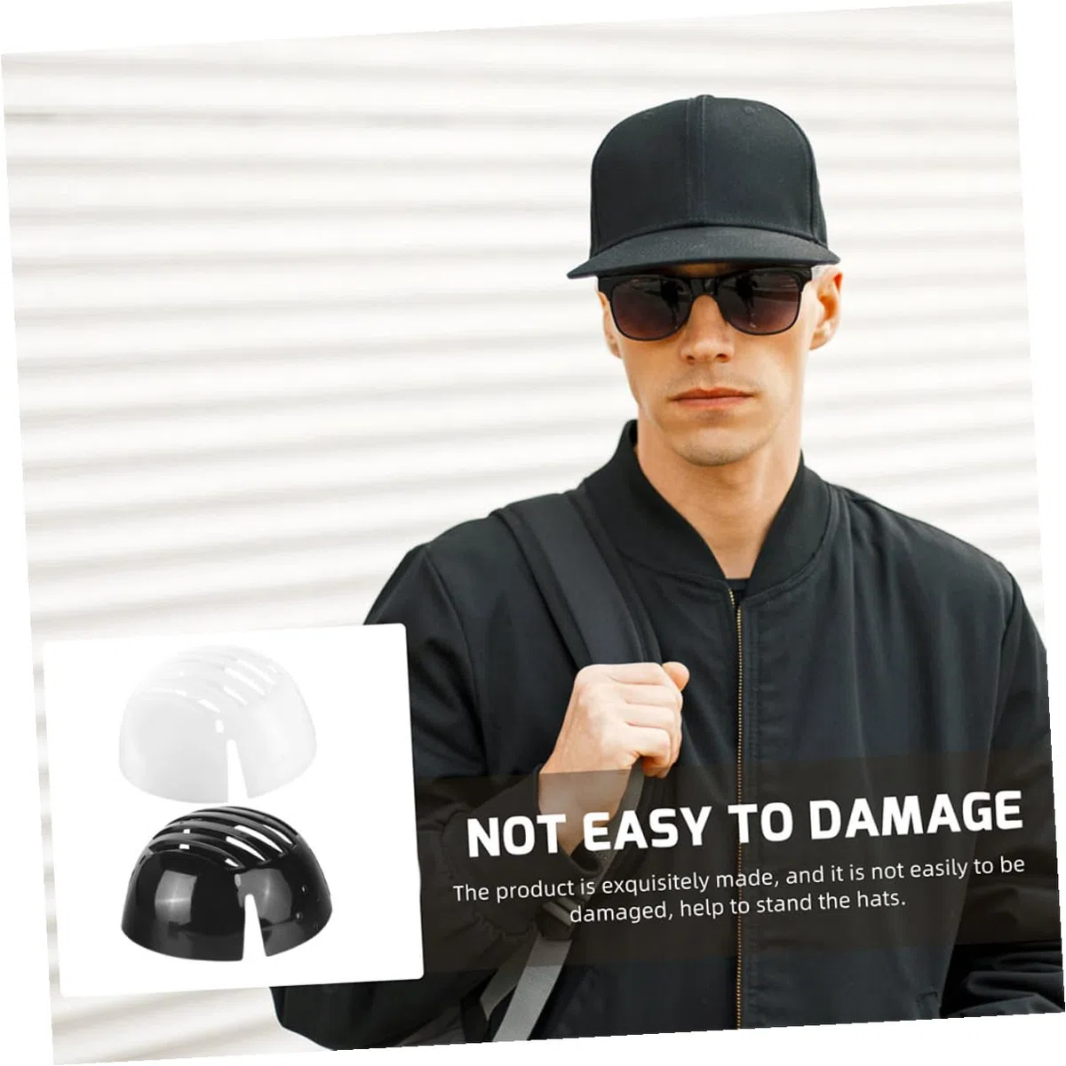 Inserto de Gorra de Béisbol Antichoque PE Negro, Protección Ligera y Transpirable para Casco Industrial, Compatible Gorras de Trabajo, Paquete de 2 Piezas para Uso Prolongado