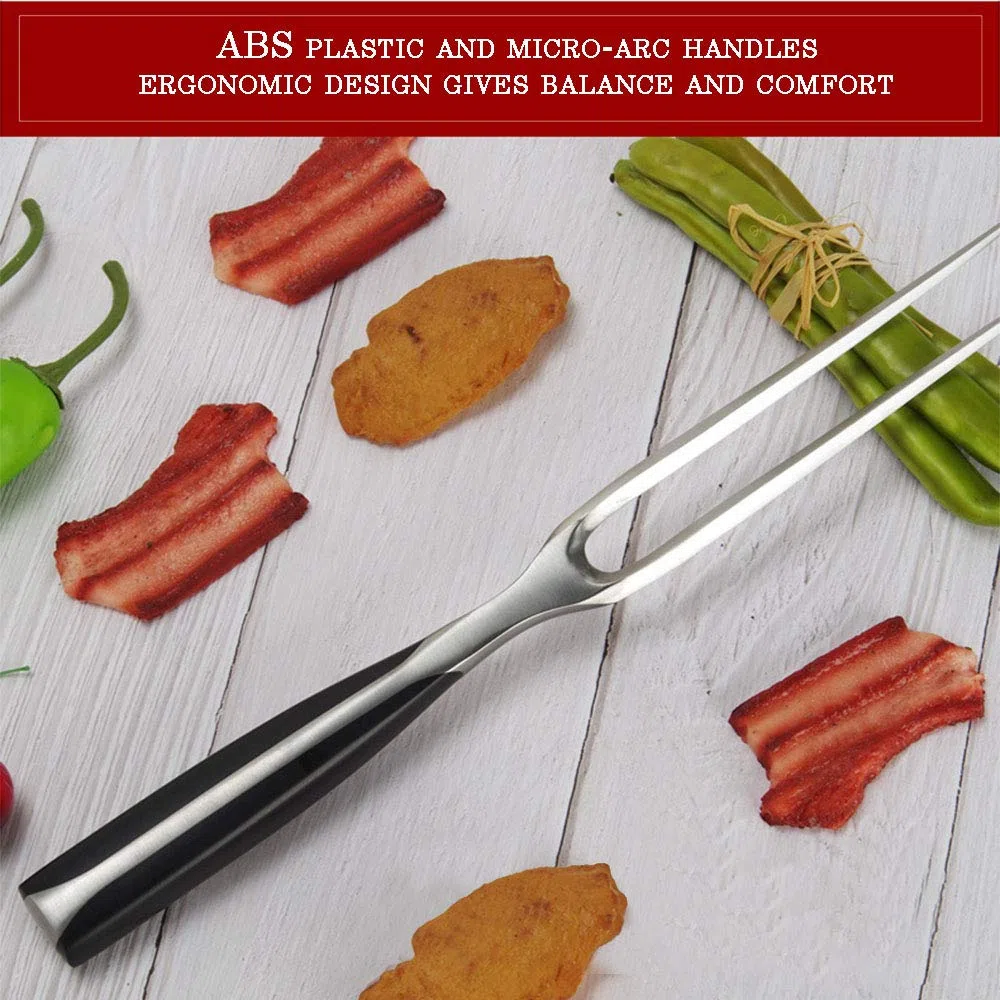 Kilajojo Chef Pro - Tenedor de trinchar de acero inoxidable de 12 pulgadas
