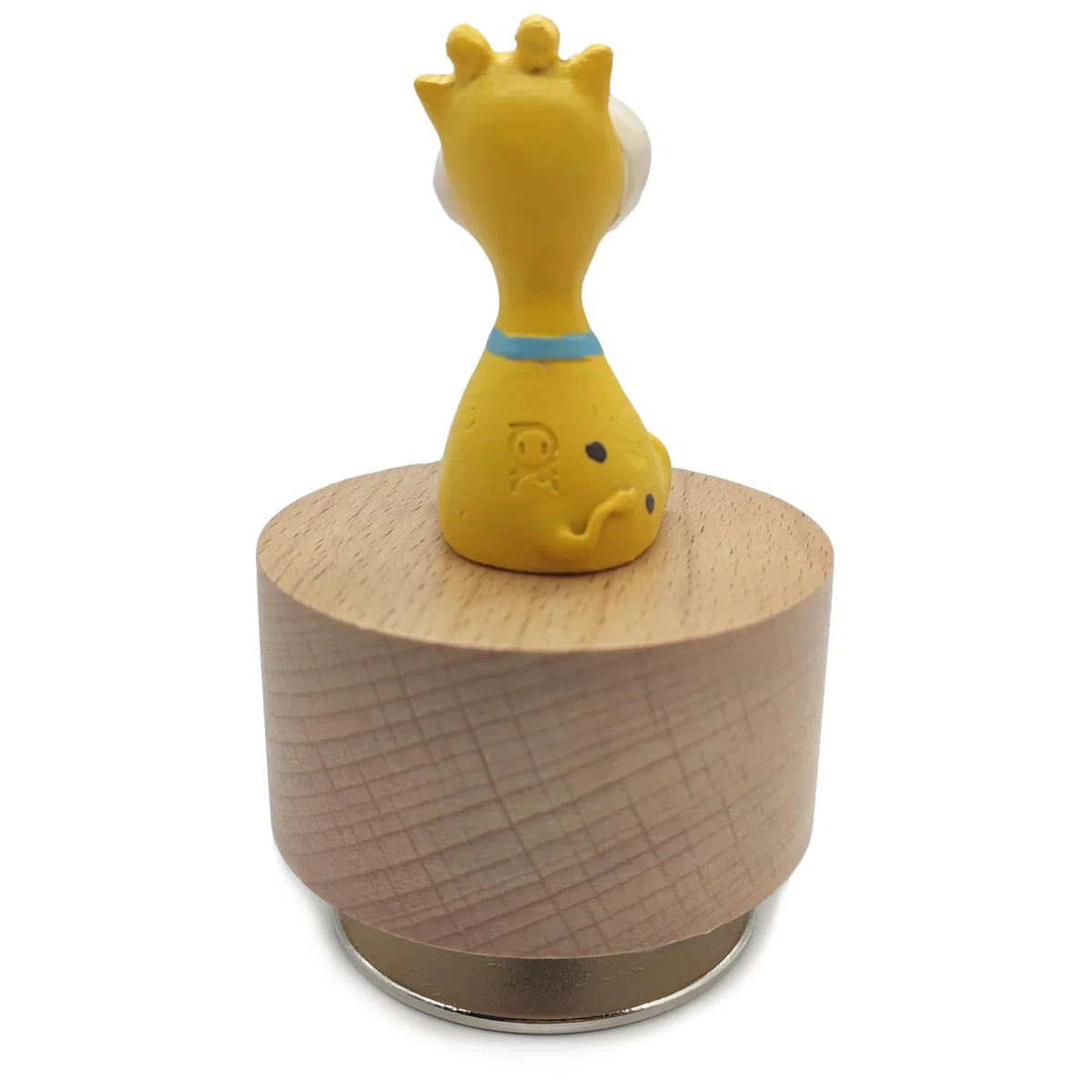 Mini Caja de música giratoria de Madera con Bonito Adorno de Jirafa (You Are my Sunshine.)