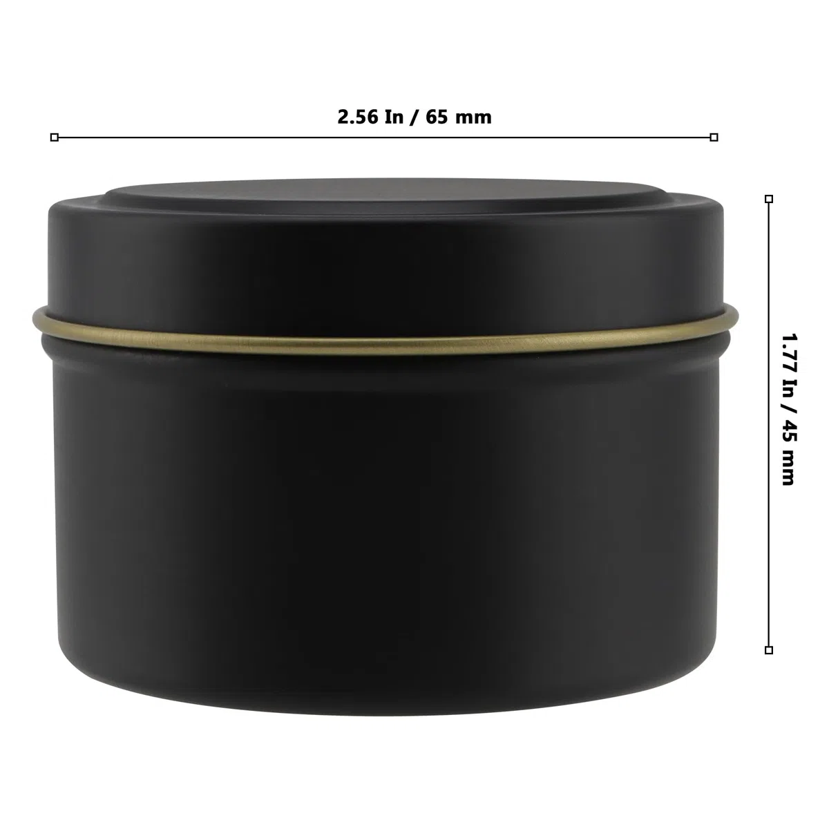 18 Unidades de Latas para Hacer Velas, Tarros Redondos de Metal con Tapa, Recipientes Vacíos para Manualidades, Joyas, Cosméticos