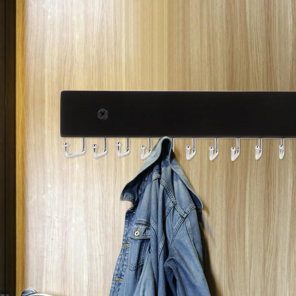 Garneck Perchero De Pared para Corbatas Cinturones Bufandas Organizador De Corbatas y Cinturones Gancho Multifuncional para Colgar La Pared