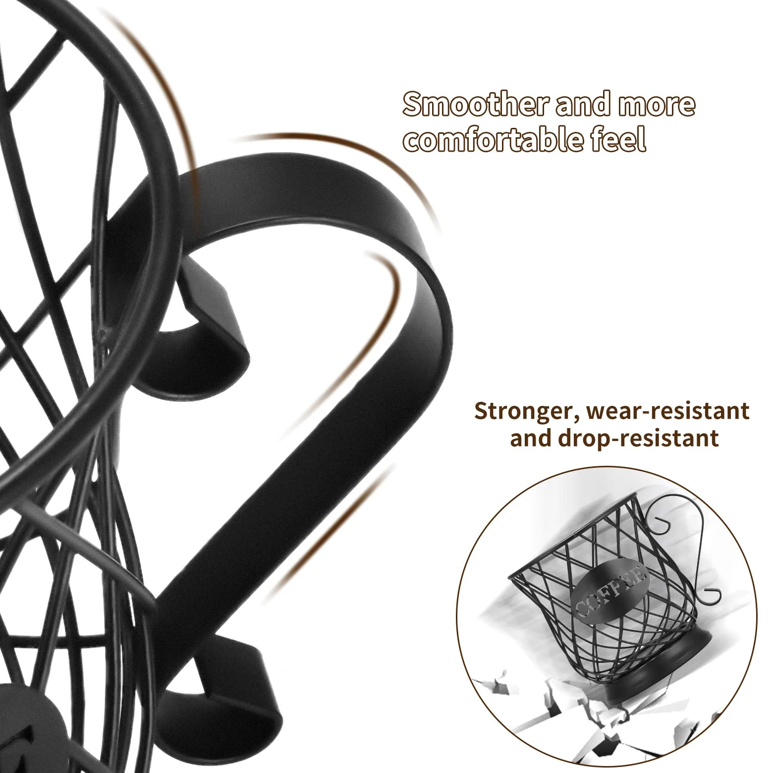 Soporte y Dispensador para Cápsulas de Café Dolce Gusto y Nespresso - Organizador de Almacenamiento