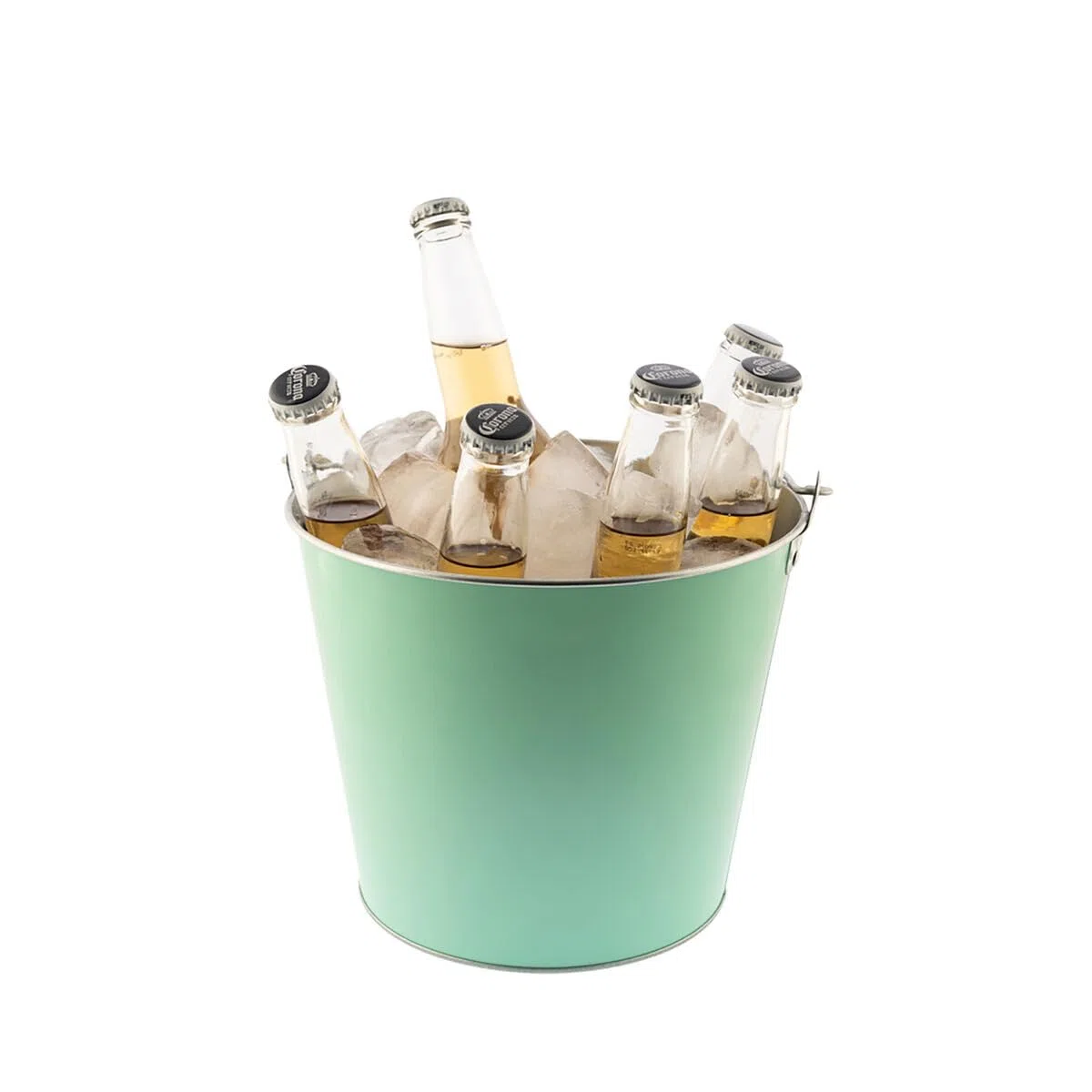 Koala Pastel Cubitera Metal Galvanizado 5l Verde