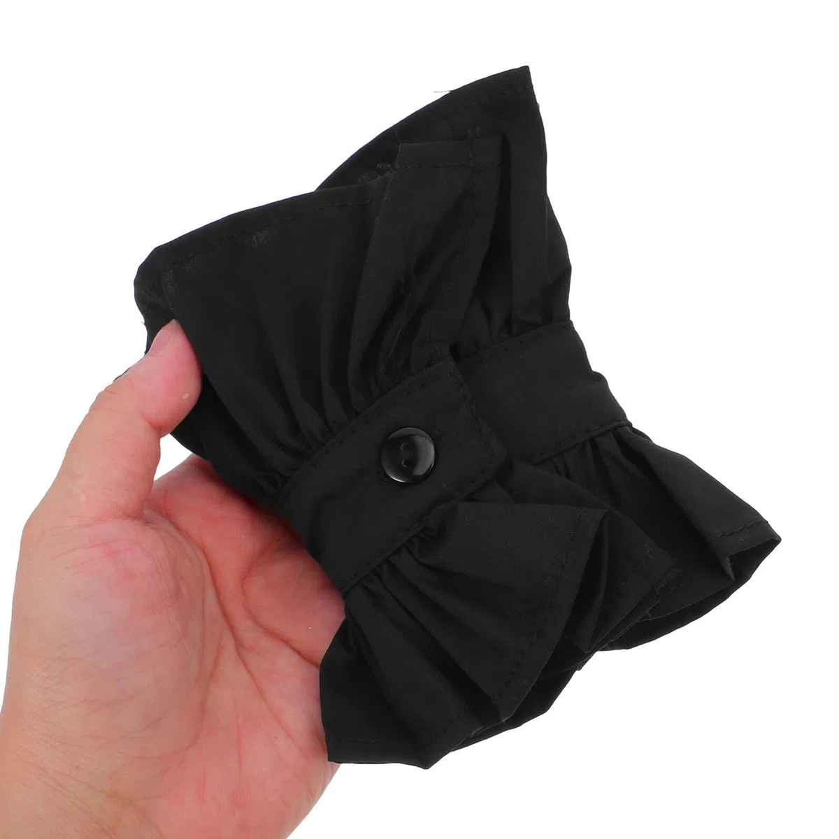 SEWACC Cuello y Puños Falsos Plisados de Algodón para Mujer, Conjunto Desmontable Negro Ribete de Encaje Victoriano, Accesorios de Manga para Camisas, Adecuado para Fiestas y Uso Casual