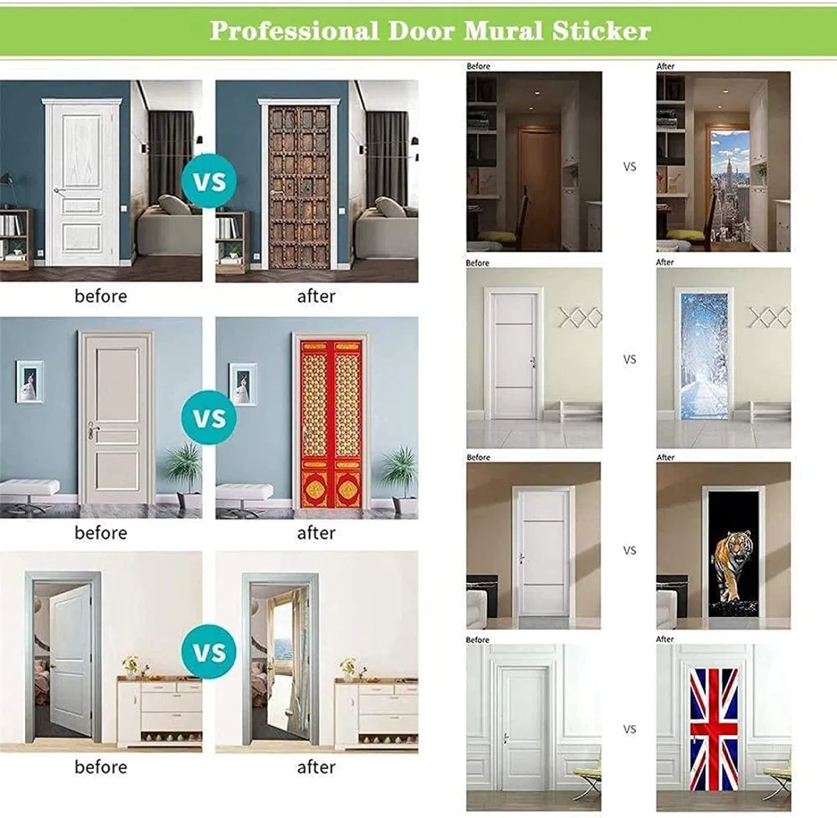 Adhesivos Murales Para Puerta 3D, Vinilo Autoadhesivo Para Puerta Mural Impermeable Extraíble Líneas De Rayas Blancas 80 X 200 Cm Pegatinas De Puerta Para Puertas Interiores Decoración De La Oficina