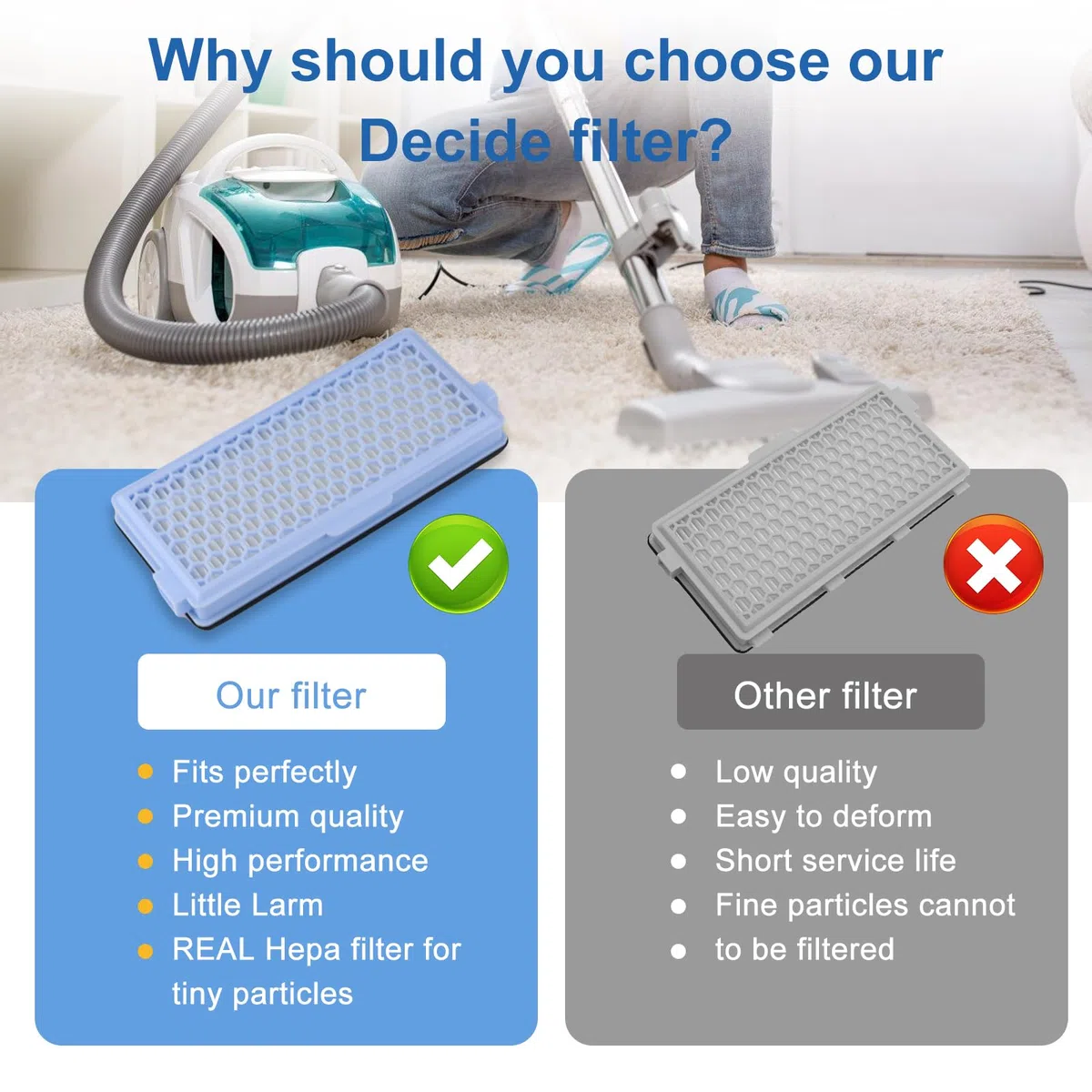 3 Juegos de Aspiradoras con Filtro Hepa para Miele Compact C1 y C2, Complete C2 y C3, S8340, Filtros Hepa para Aspiradoras con Filtro Miele, con 5 Filtros de Motor, 5 Filtros de Limpieza de Aire