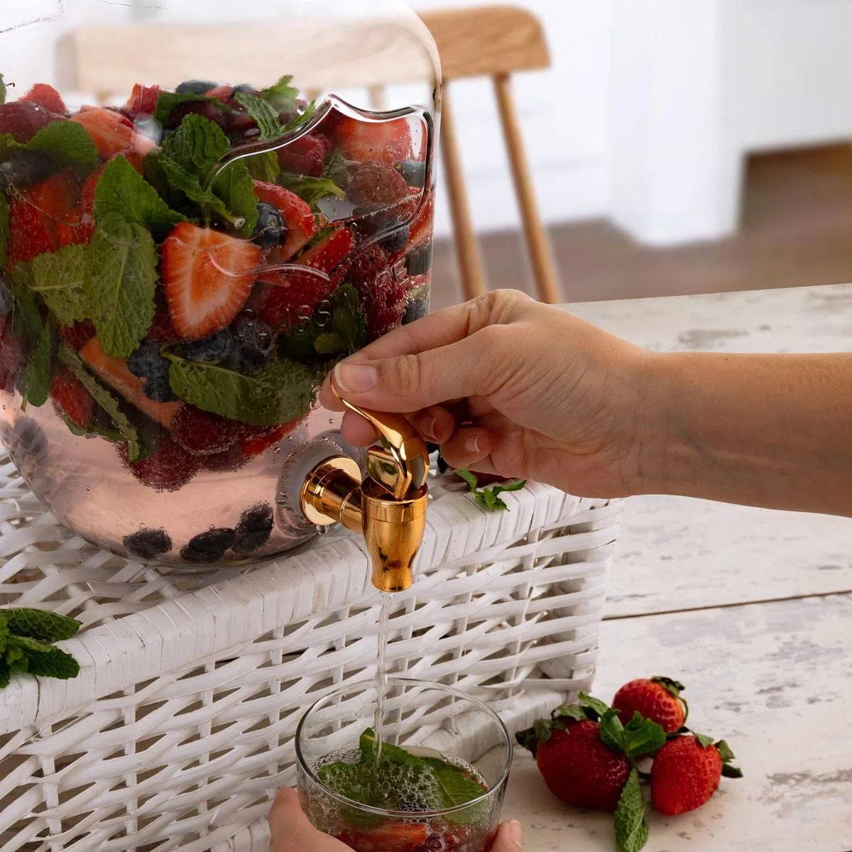 Quid Habitat Dispensador De Bebidas 4l Sodo Apto Frigorífico No Apto Microondas Reciclable