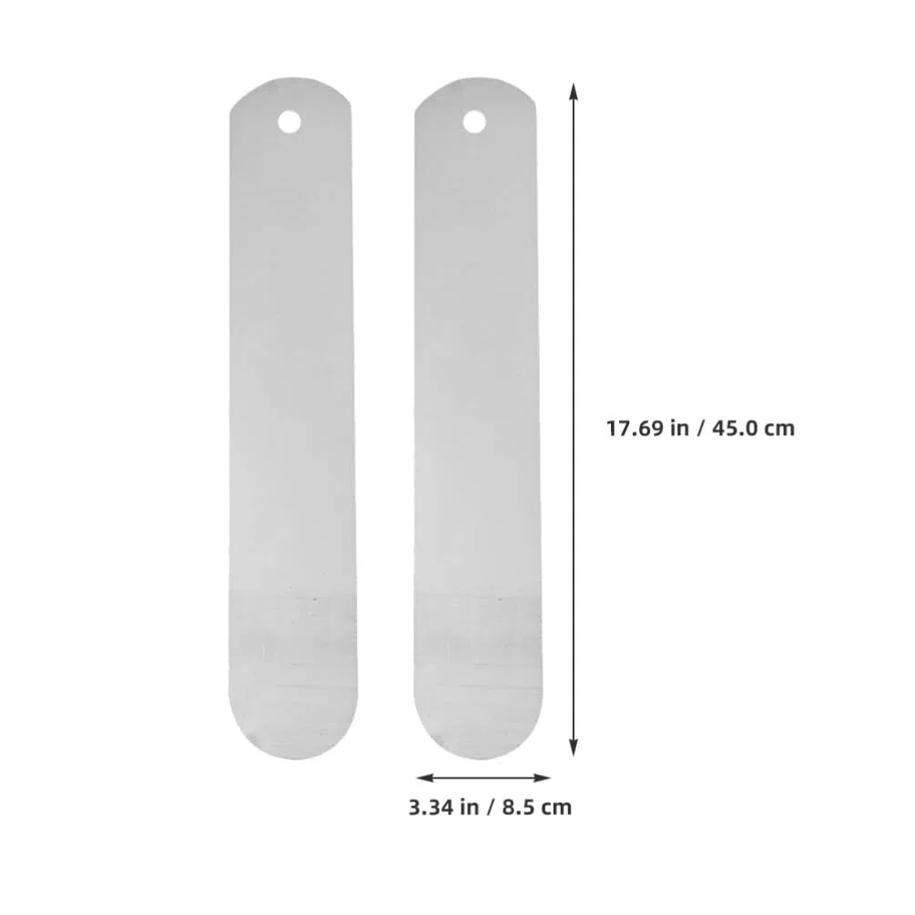 Soportes De Pantalla De Calcetines 2 Piezas Insertos De Calcetín Para Organizador De Calcetines En Cajones Forma Recta Fácil De Usar Y Colgar 17.71X3.34X0.03In