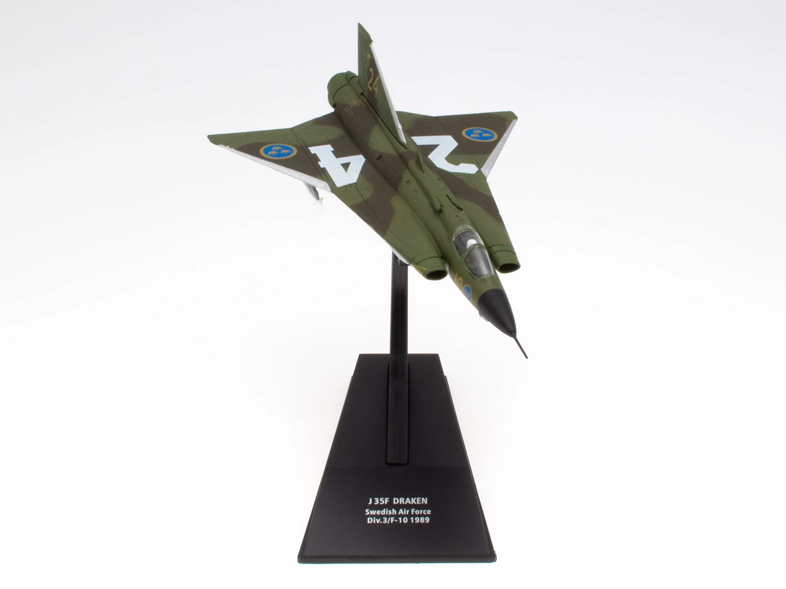 OPO 10 - Avión Militar de Combate 1/100 Compatible con J 35F DRAKEN Swedish Air Force 1989 - CP34