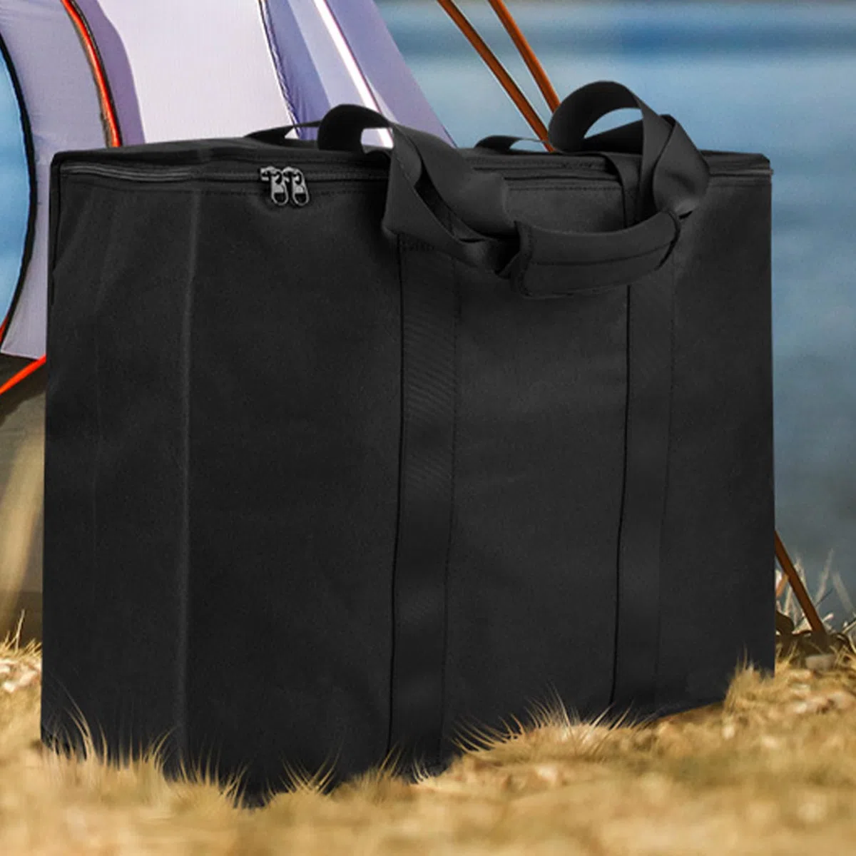 de carto de colchón inflable - Organizador de viajes duradero | Manga de nylon de servicio pesado, almacenamiento protector, compañero de compacta, impermeable para acampar, senderismo,