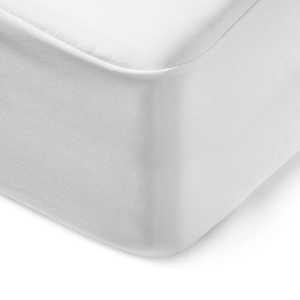 Amazon Basics Funda Protectora de Colchón Impermeable con Cremallera para Cama de 140 - Cubre Colchón Anti Chinches y Ácaros, 140 x 200 x 30 cm, Blanco