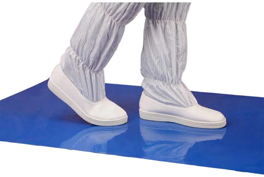 30 hojas de alfombra descontaminante Bprtcra alfombrilla antibacteriana extraíble, PVC para alfombras, alfombrilla adhesiva en polvo mate, limpieza sin polvo (60 x 90 cm)