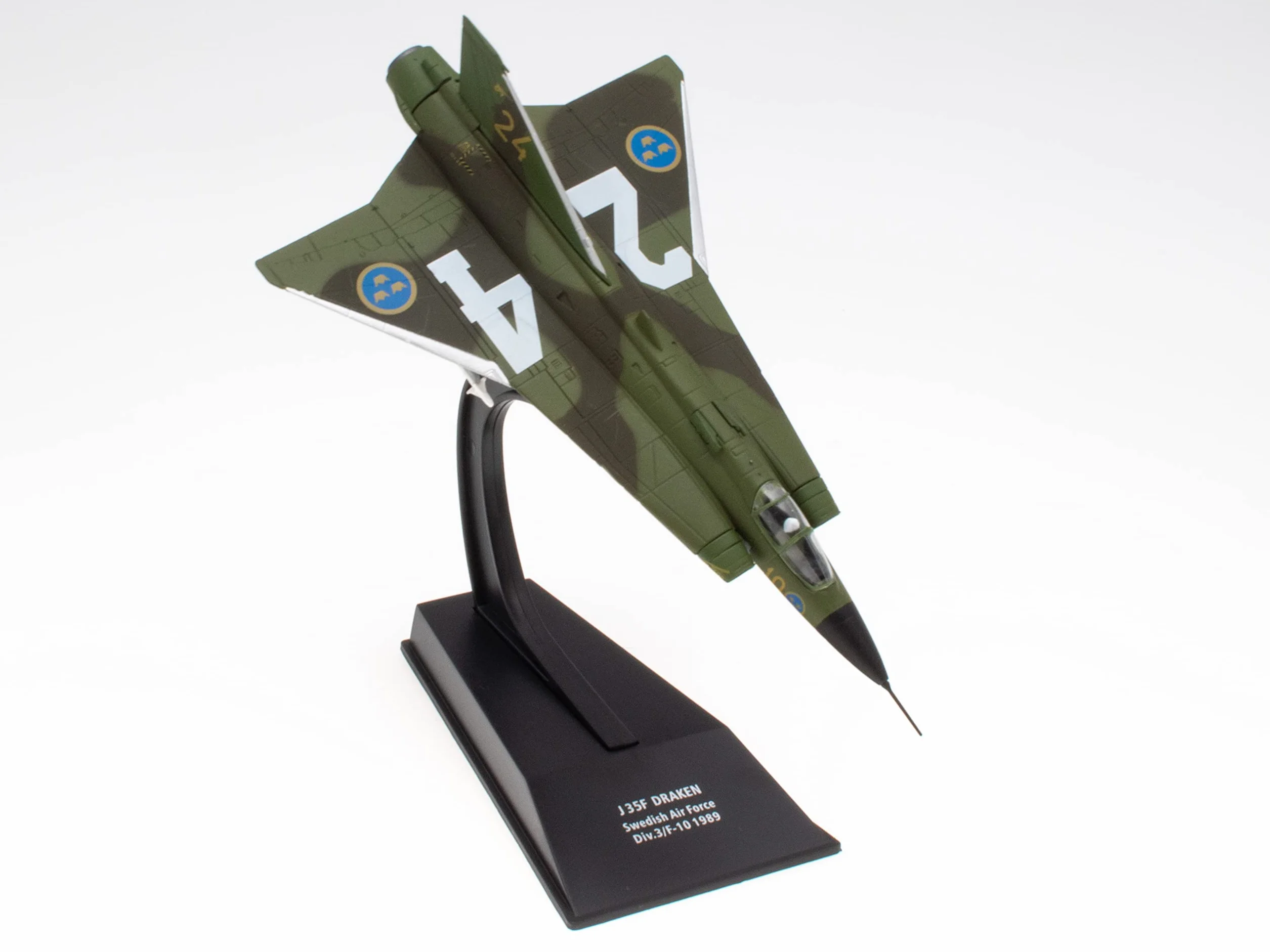 OPO 10 - Avión Militar de Combate 1/100 Compatible con J 35F DRAKEN Swedish Air Force 1989 - CP34