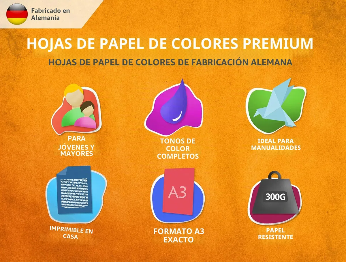 50 Hojas de Cartón Negro Para Manualidades, 300 g/m², Papel Prémium DIN A3, Sin Impresión Para Fotografía, Presentaciones, Cartones