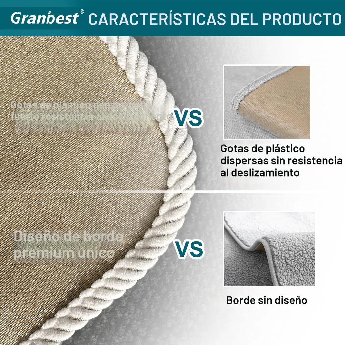 Granbest Funda de sofá antideslizante de 3 plazas, funda gruesa para sofá, protección del sofá contra mascotas, universal para todas las estaciones (3 plazas, gris)