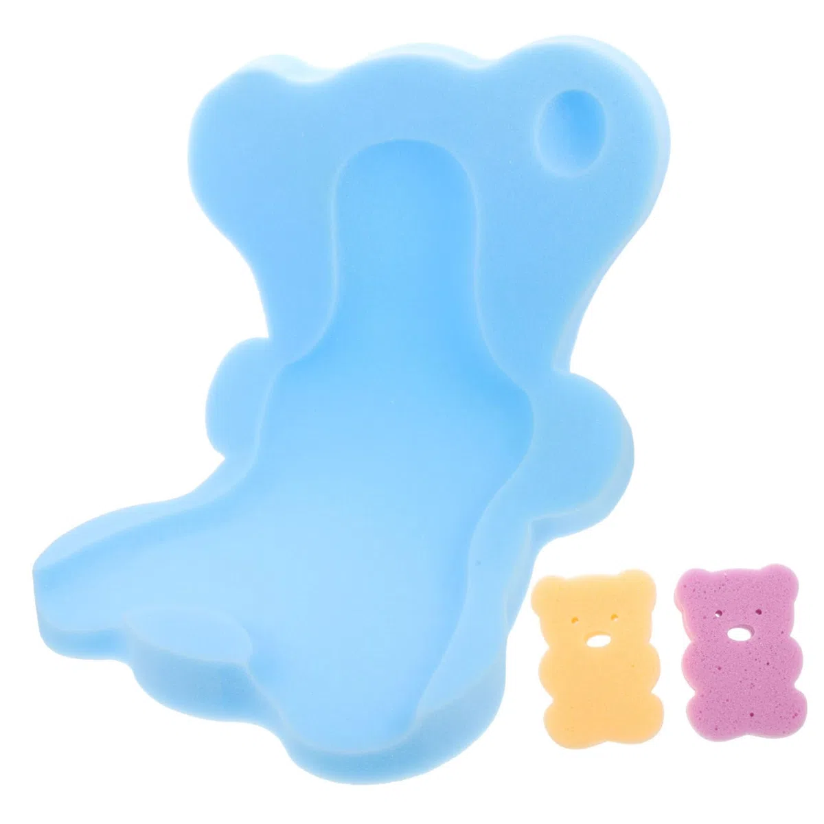 Esponja de Baño Antideslizante para Ñiño, Cojín de Esponja Grueso, Soporte Ergonómico para Recién Nacido, Material Seguro, Alfombrilla para Bañera Infantil, Uso en Color Aleatorio