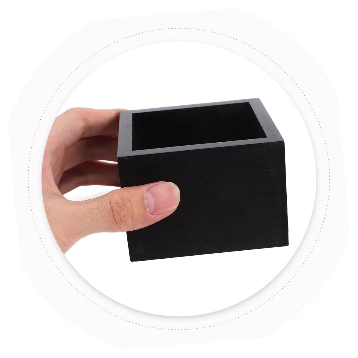 Caja de Madera para Sake de Estilo Japonés Reutilizable 2 Tazas Negras Delicadas Adecuado para Obsequio de Navidad y Acción de Gracias