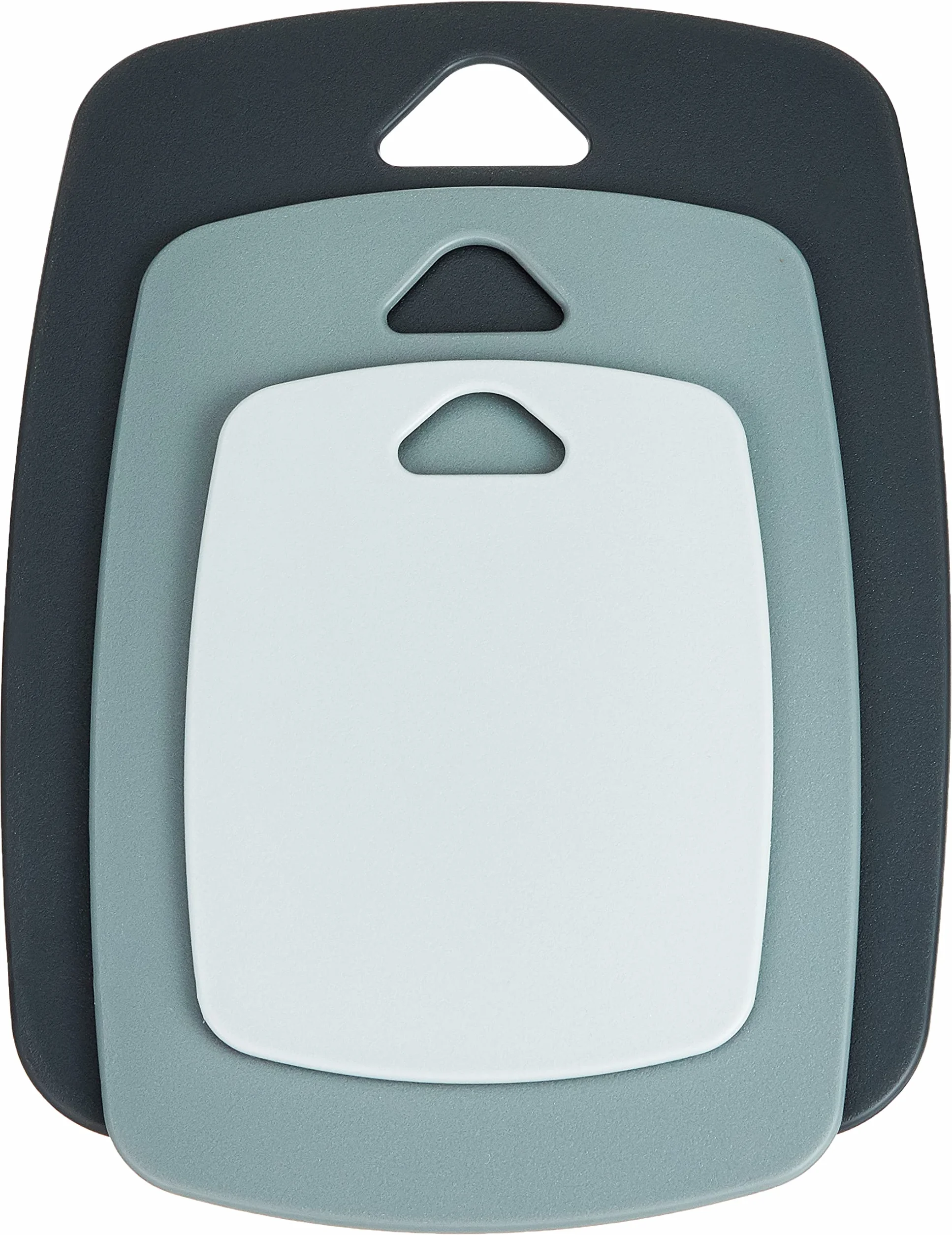 Lacor - 60500 - Set 3 Tablas de Corte a Doble Cara, Polipropileno, Libre de BPA, Ligeras, Resistentes, Aptas para Lavavajillas, Antibacterianas, Higiénicas, 20x15, 30x20 y 35x25 cm