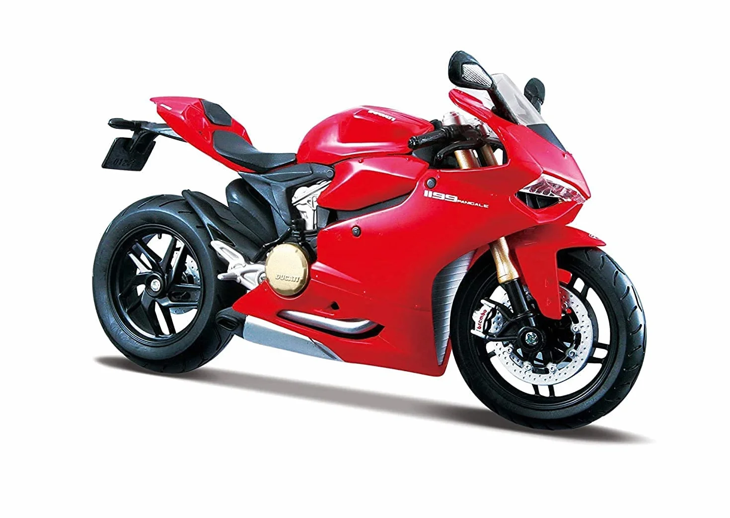 Maisto M32704 Ducati 1199 Panigale - Modelo de Motocicleta Color Rojo, pequeño