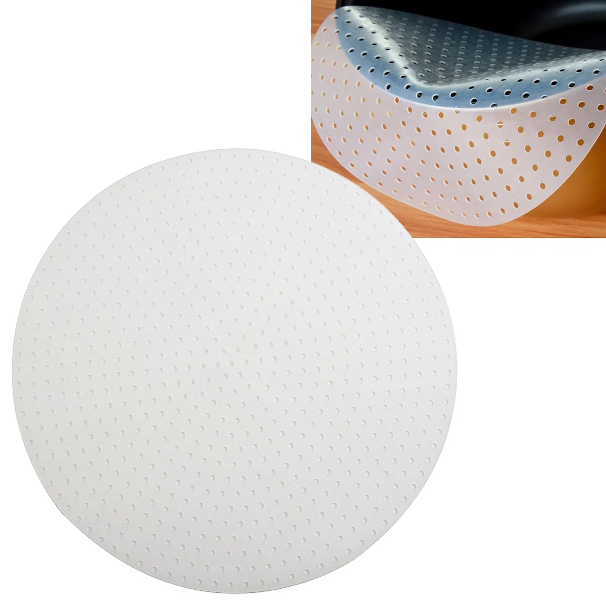 ZYWUOY Alfombrilla de silicona para arrocera de 35 cm, a prueba de quemaduras, almohadilla de silicona para olla arrocera comercial