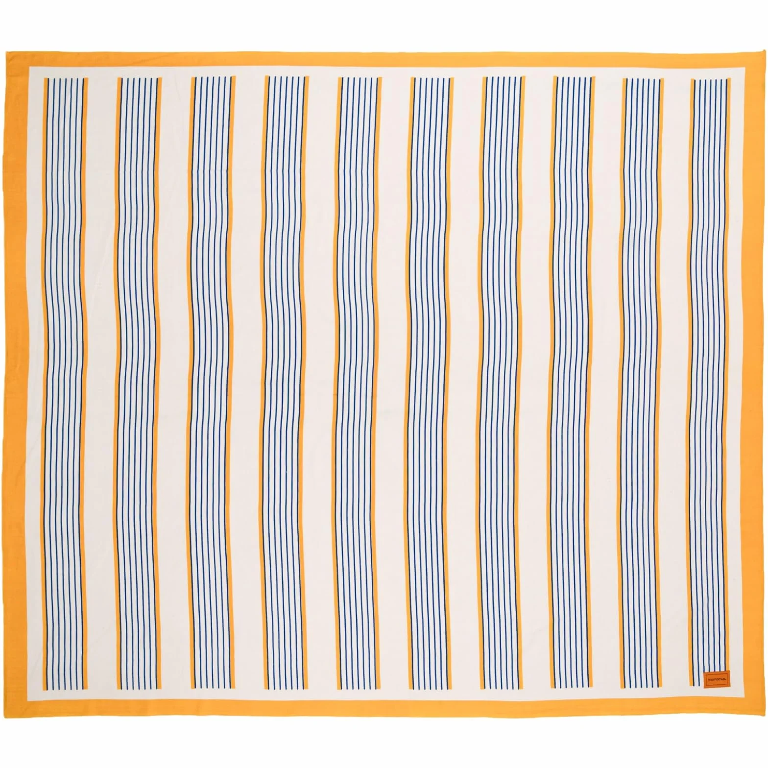 MOMOMUS Toalla de Playa Grande Antiarena Muy Fina, Ligera y Plegable - Manta de Playa Grande o Toalla Pareo XXL, Ideal para Picnic y Piscina - Rayas, 210 x 230 cm