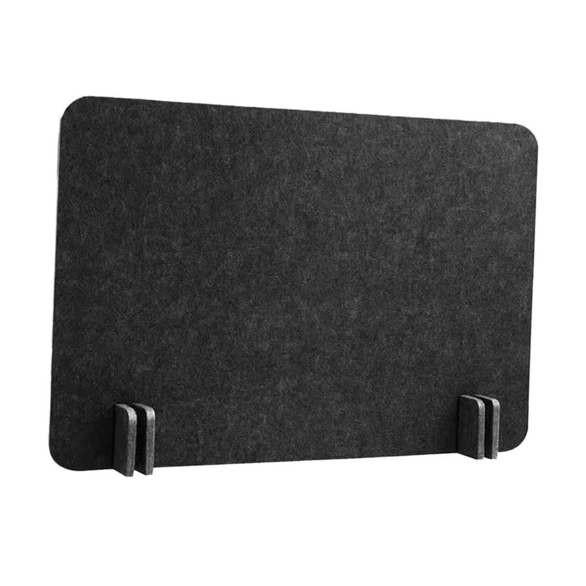 Separador Acústico de Escritorio Divisor Portátil para Escritorio Panel de Fieltro Desmontable Pantalla para Evitar Distracciones Adecuado para Escuel, Negro 40x50 Cm, Individual