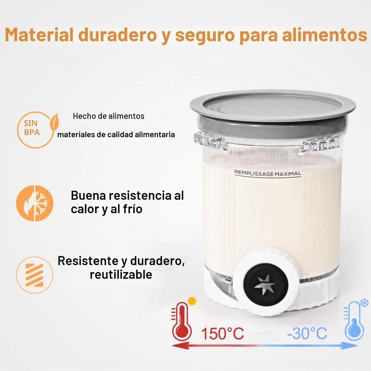 Recipientes de Repuesto 2 Piezas para Ninja Swirl CREAMi - Compatibles con las heladeras Ninja Creami de las series NC701 y NC700 - Sin BPA - Apto para lavavajillas