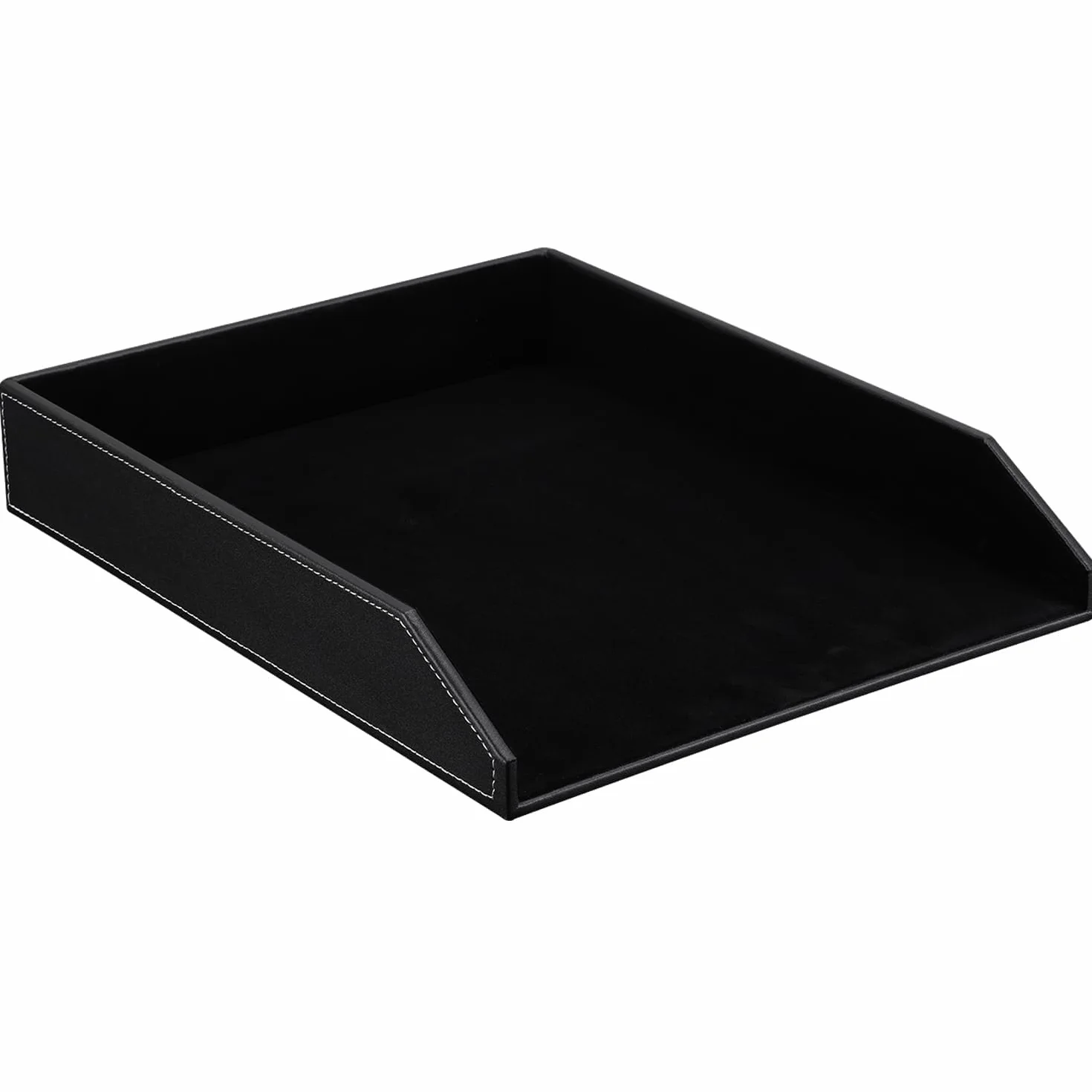KINGFOM TM bandeja correo A4 pie (Negro, 1 Schubladen)