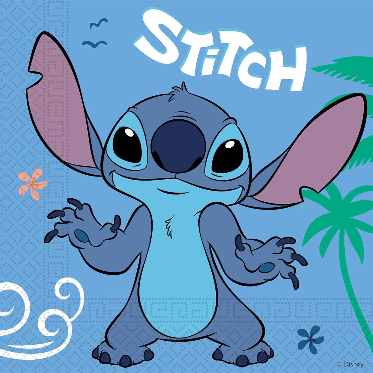 Procos - Set de fiesta Stitch and Angel, vajilla de fiesta de 52 piezas para fiestas de cumpleaños infantiles o fiestas temáticas, decoración de mesa