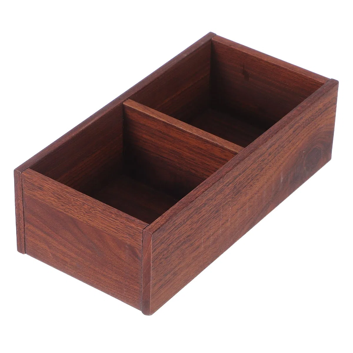 Bolsitas Diseño Minimalista de Té Madera de Gran Capacidad Organizador Almacenamiento, Marrón para Café y Especias para Cocina y Oficina