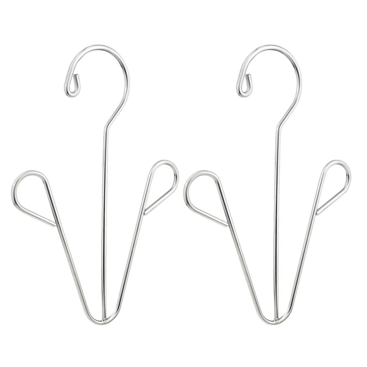 Angoily Tendedero para Zapatos de Acero Inoxidable, Organizador Colgante Ganchos, 8piezas, para Calzado, Mantener en Buen Estado