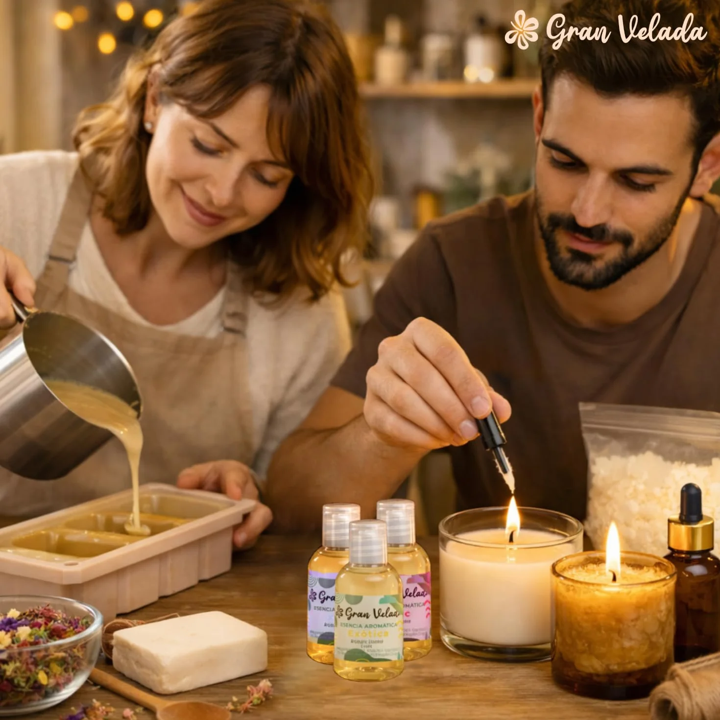 Gran Velada - Pack Ahorro Esencias Citricas Dulces 3 x 50 ml | Pack de Fragancias para Jabones Artesanales para Velas Perfumadas Ideal para Probar Aromas | Perfumar Creaciones Aroma Duradero