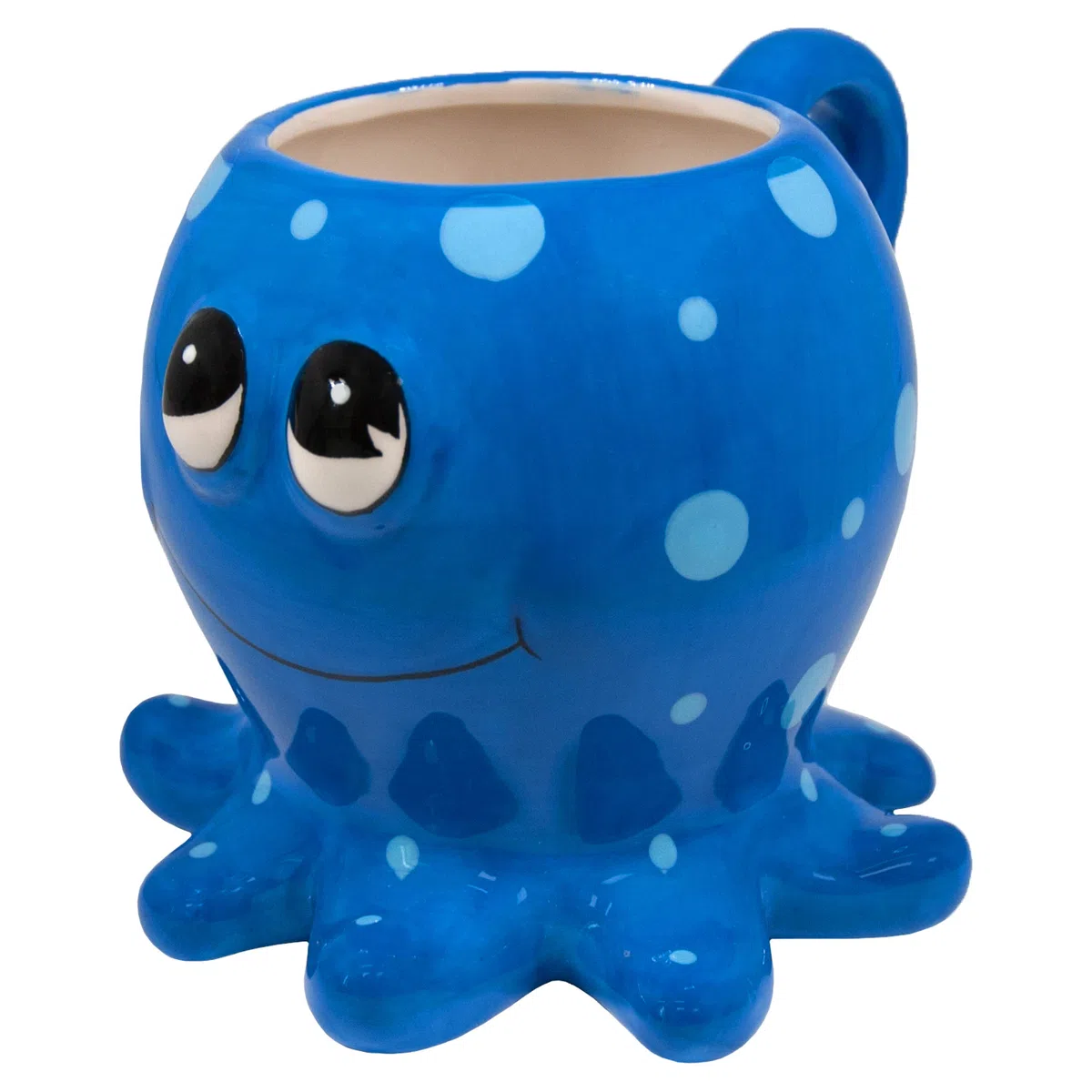 Taza del pulpo de los Critters de la loza de Deluxebase. Taza formada linda, animal de la novedad para los niños y adultos.