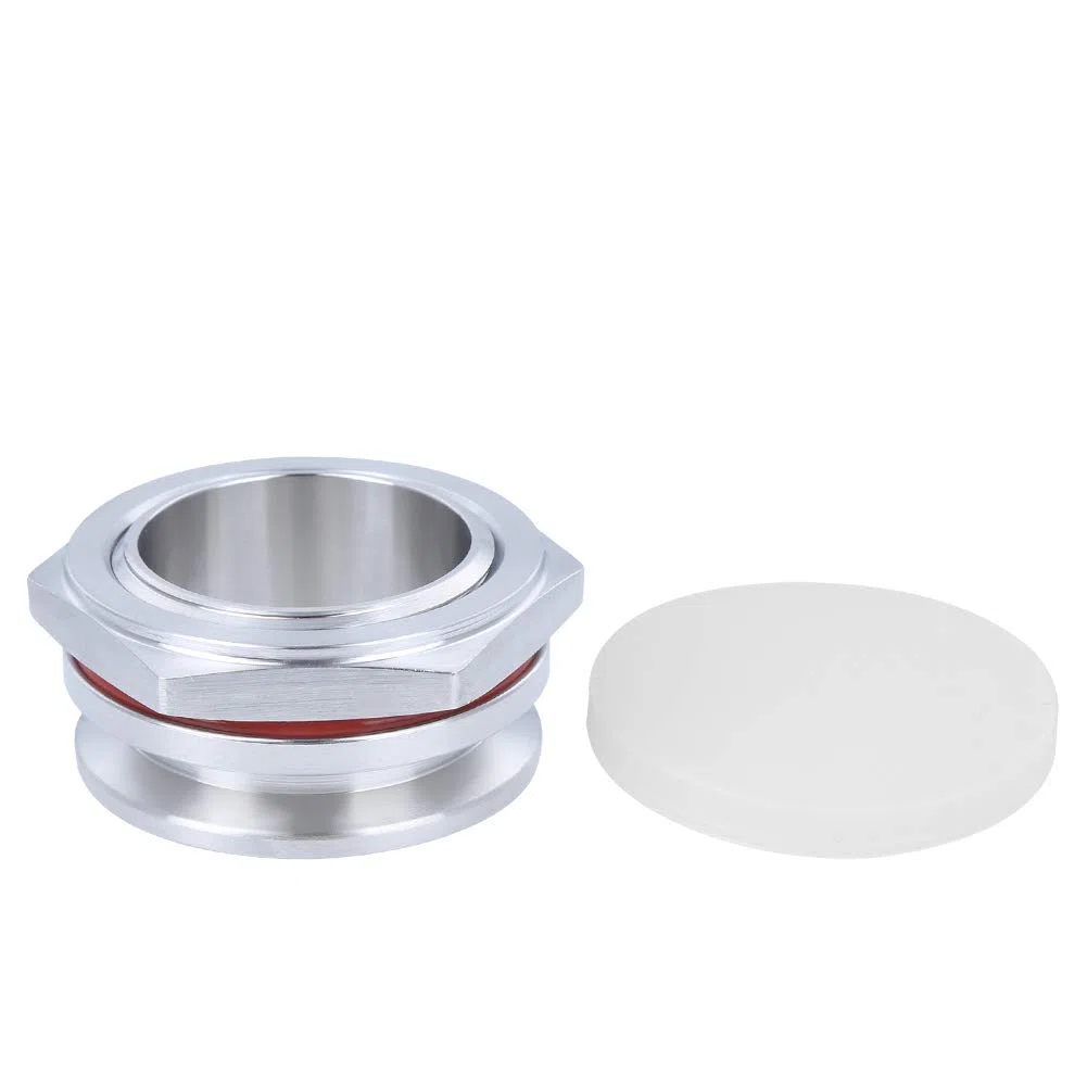 Accesorio de mamparo sin soldadura de acero inoxidable 304 para caldero de cerveza casera, accesorio para la elaboración de cerveza con junta de silicona de grado alimenticio, cone