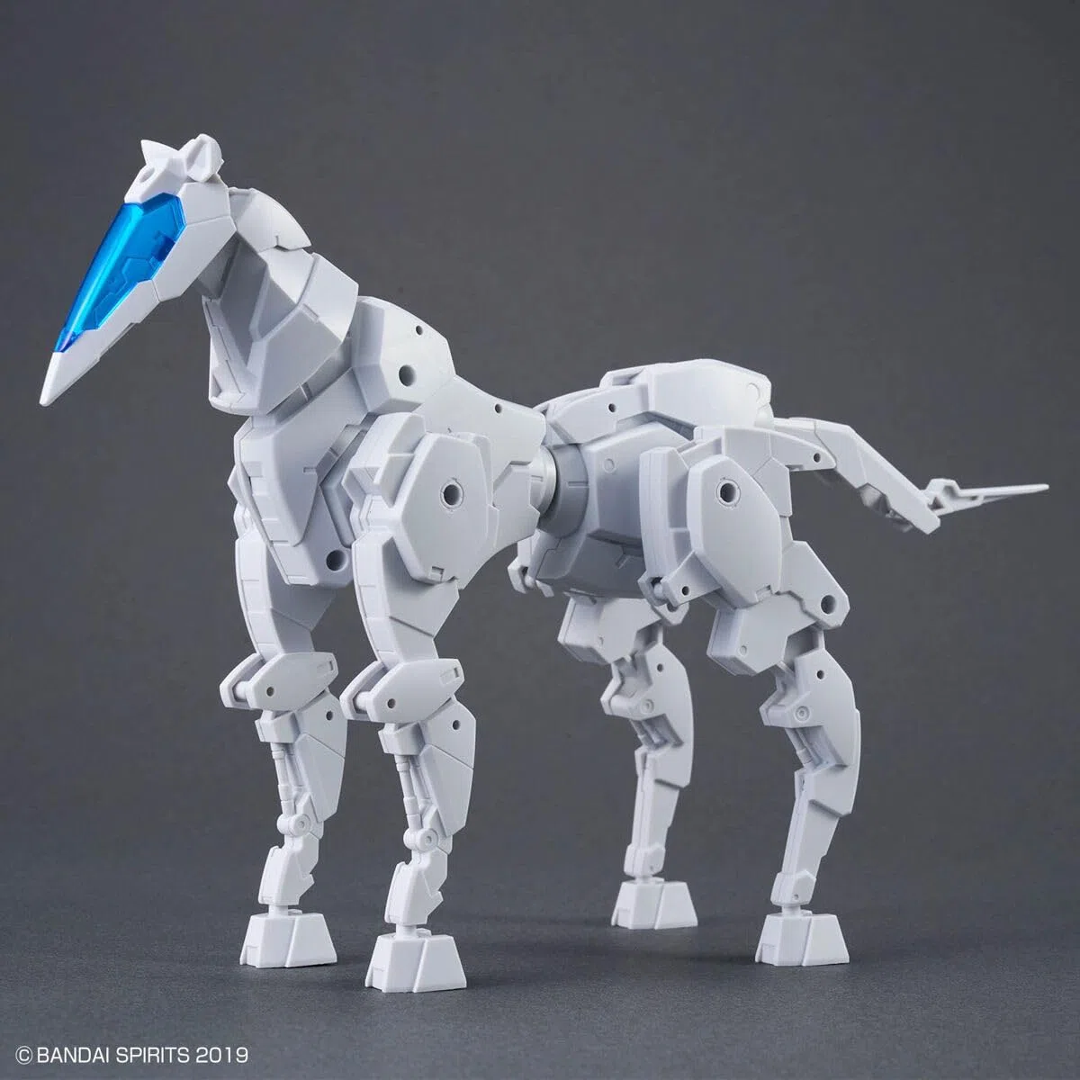 BANDAI Hobby Kit 30MM 1/144 Vehículo de armamento extendido (Caballo Mecha Ver.) [Blanco]
