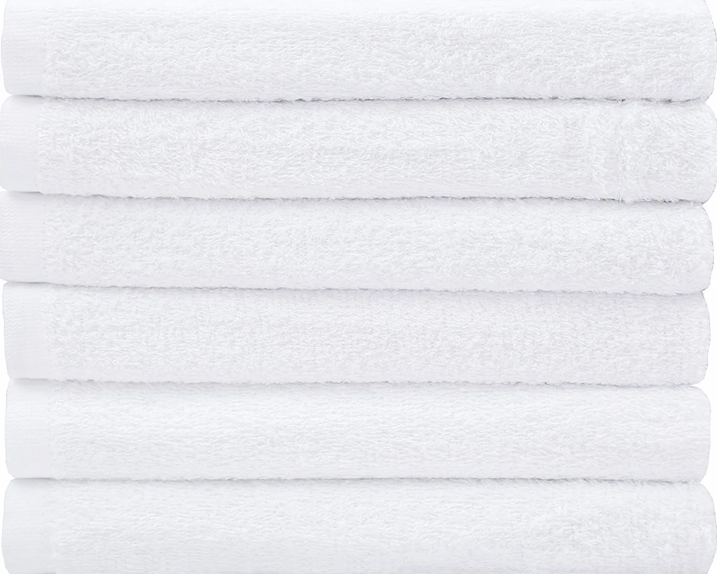 Utopia Towels - Paño Extra Absorbente de Lavado de Algodón Puro Multiuso, Toalla, Gimnasio, SPA - Paquete de 24, 30 x 30 centímetros, Blanco