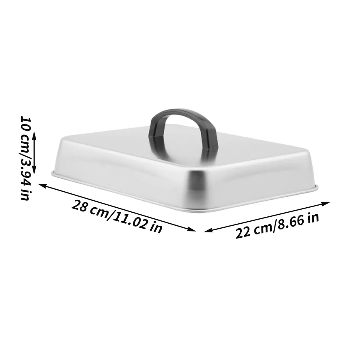 Campanas Fundidoras Cubreparrillas | Cubierta De Alimentos Rectangular para Parrillas,Tapa Multiusos para Barbacoa en Interiores y Exteriores