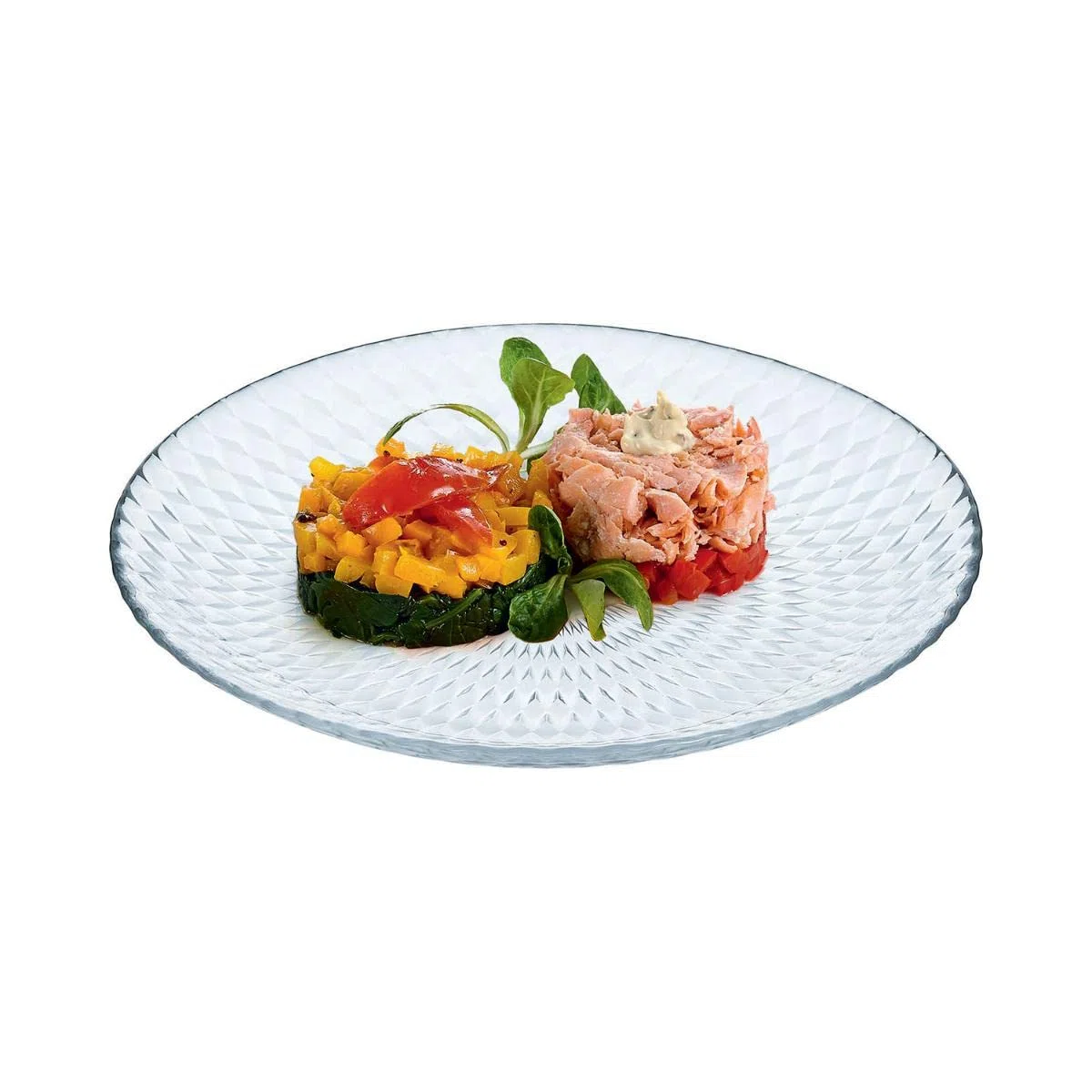 Luminarc Pampille Clear Set 6 Platos Postre Vidrio Apto Microondas Apto Frigorífico Reciclable