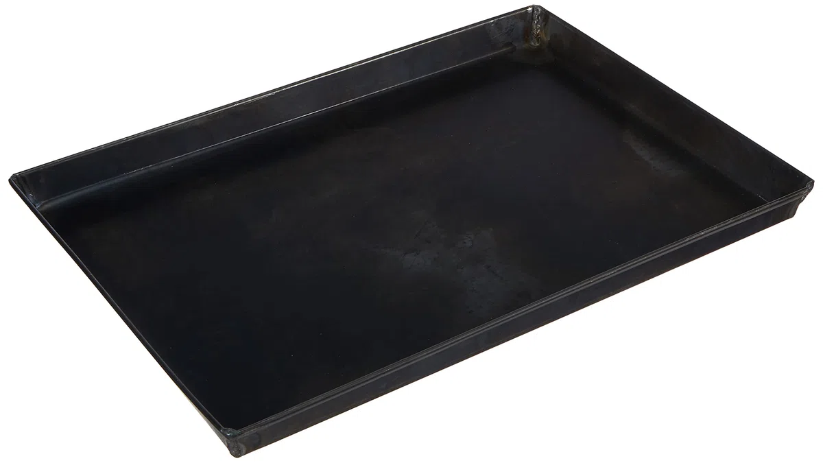 Hornear cacerolas Agnelli Rectangular Sheet Metal Azul, Espesor 0,8 cm, Negro, 40x30x3 cm