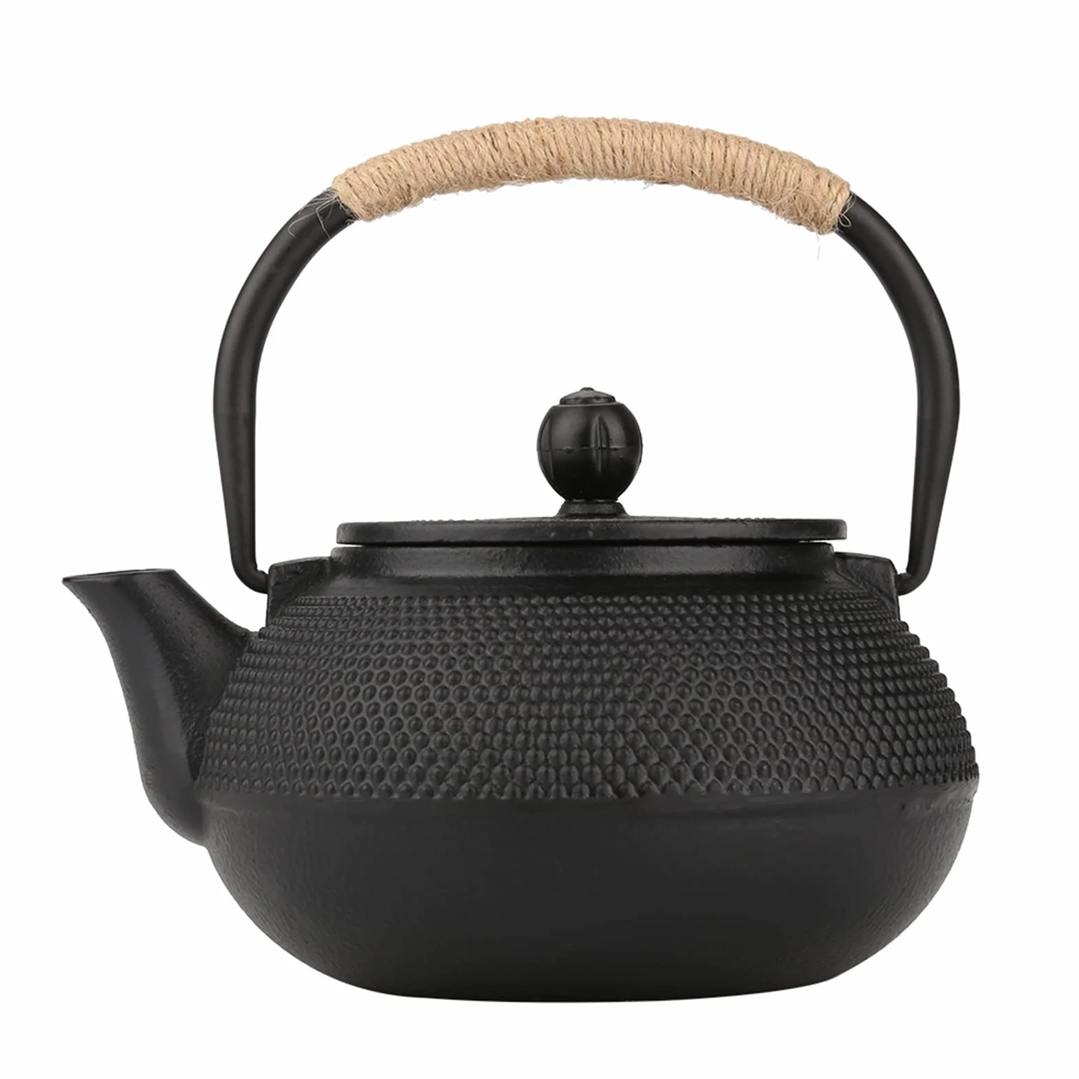 OKJHFD Tetera, Tetera De Hierro Fundido De Estilo Japonés De 800 Ml, Tetera Con Colador De Infusor Extraíble, Tetera